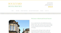 Desktop Screenshot of boulevarddental.co.uk